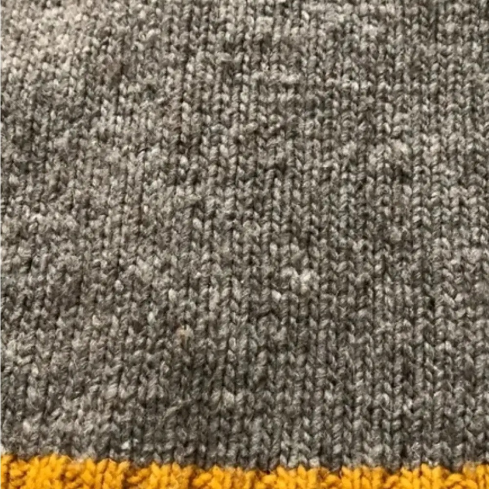 babaa • no5 ochre chunky knit spanish wool button‑back sweater rare - Picture 6 of 6